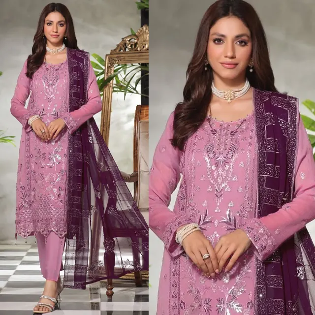 Bin Hameed Heavy Embroidered Dress