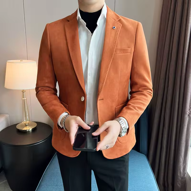 New Fashion Suit Coat Men's Slim Fit